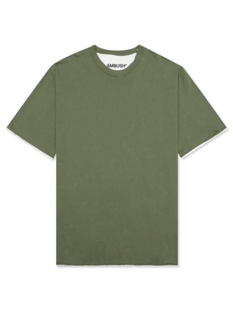 Ambush AMBUSH REVERSIBLE T-SHIRT - OLIVE GREEN