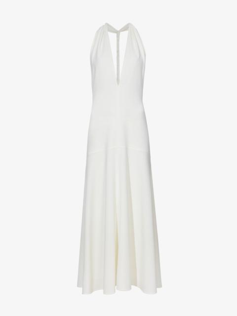 Proenza Schouler Matte Viscose Crepe Twist Back Dress