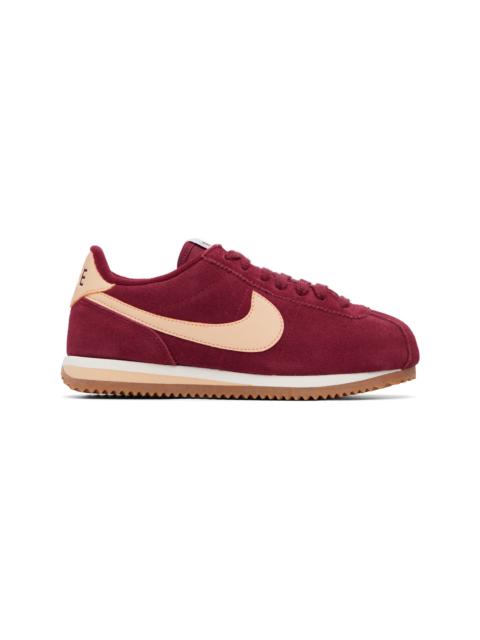 Nike Burgundy Cortez Sneakers