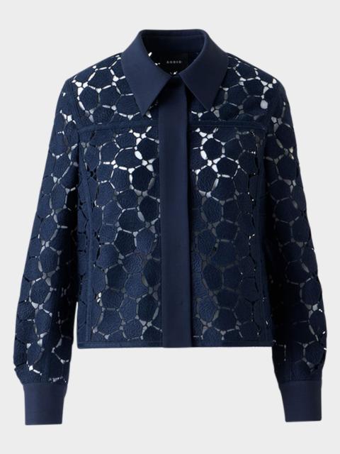 AKRIS Talitha Broken Stones Embroidered Jacket
