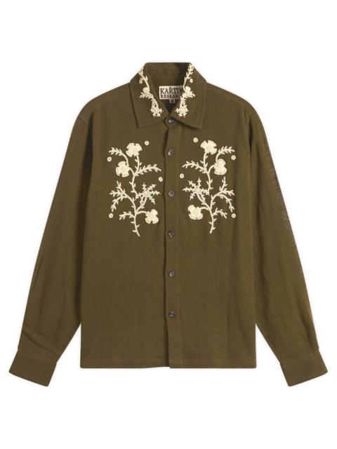 KARTIK RESEARCH Kartik Research Embroidered Western Shirt