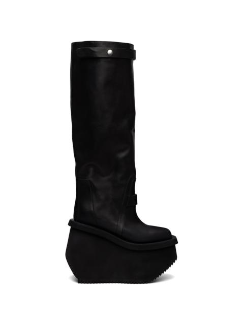 Rick Owens Black Tower Factory Pull On Boots