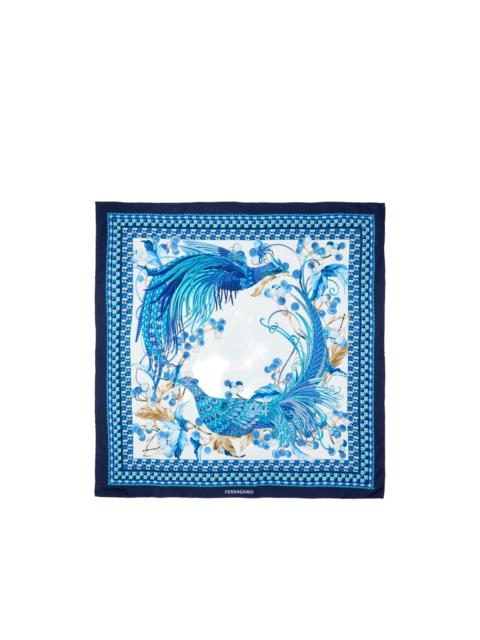 FERRAGAMO animal-print scarf