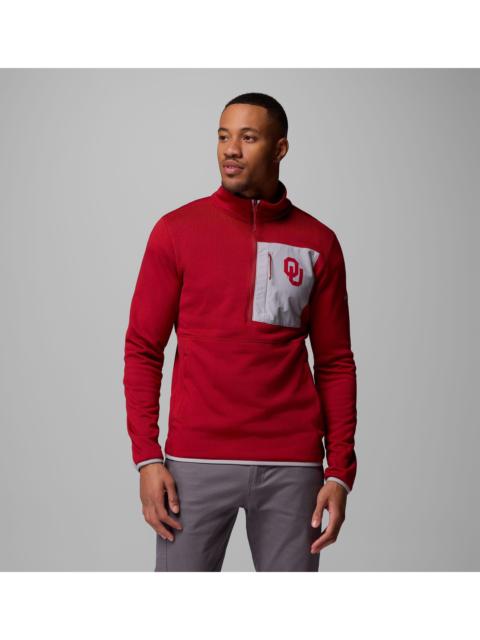Columbia Men's Collegiate Columbia Hike Half Zip Jacket - Oklahoma