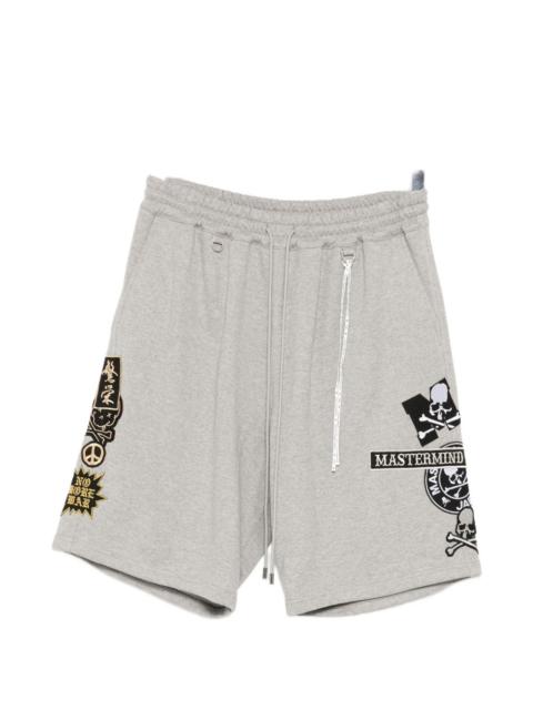 mastermind JAPAN logo-appliqué shorts
