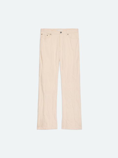 Helmut Lang CRUSHED BOOTCUT JEANS