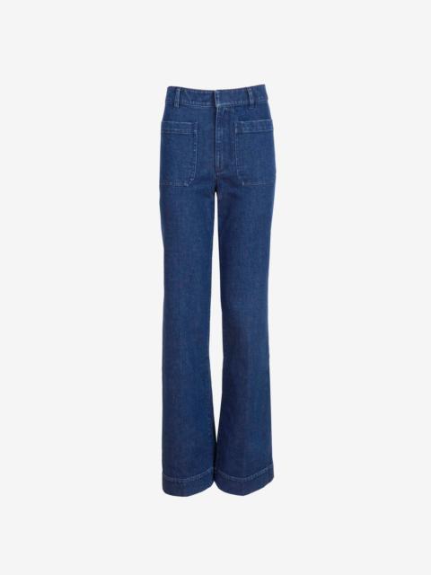 TANYA TAYLOR NICOLE DENIM PANT