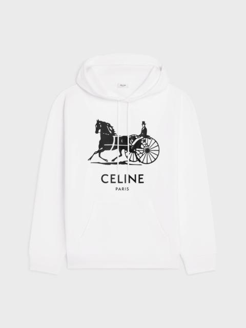 CELINE hoodie IN cotton fleece