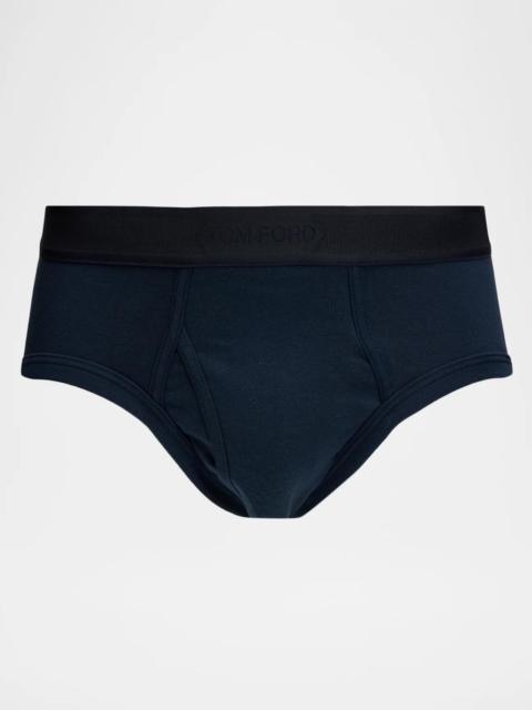 TOM FORD Men's Solid Cotton Jersey Briefs