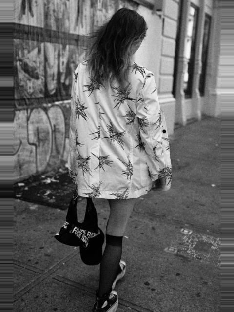 R13 OVERSIZED RAGGED BLAZER