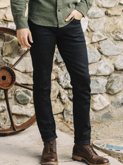 HIROSHI KATO The Pen Slim - Black Raw 14oz Selvedge