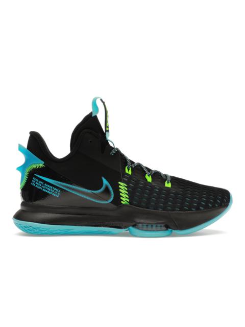 Nike LeBron Witness 5 Black Light Blue Fury