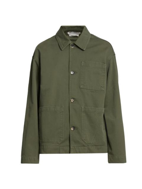 JW Anderson Men's Patch Pocket Cotton Jacket - Washed Green