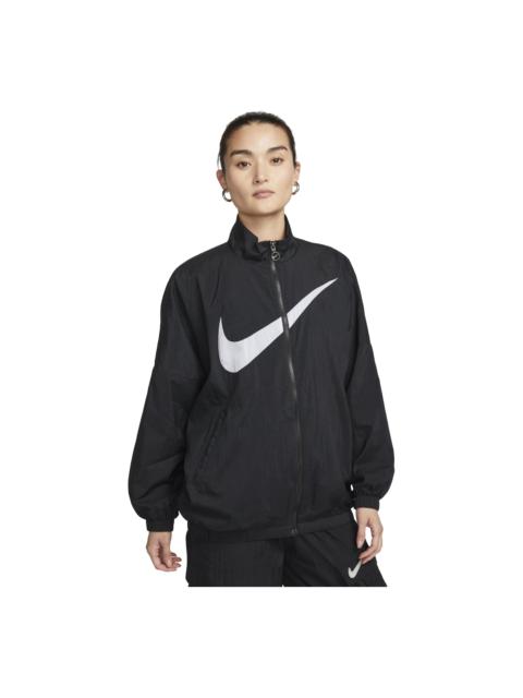 Nike (WMNS) Nike Sportswear Essential Woven Jacket 'Black' DX5865-010