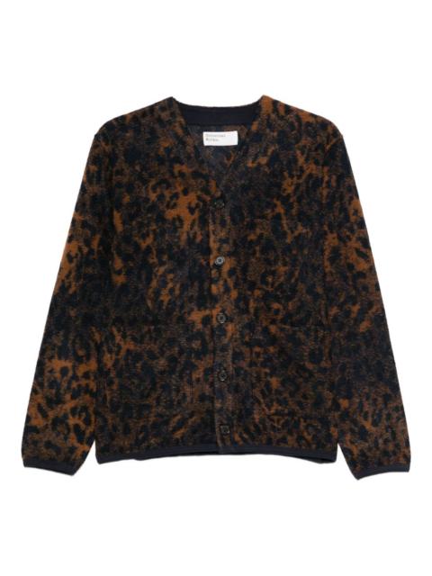 Universal Works animal-pattern cardigan