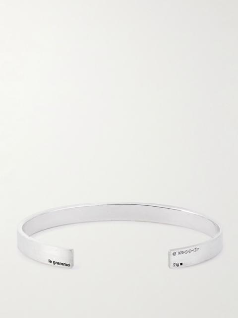 le gramme 21g Recycled Sterling Silver Bracelet Silver