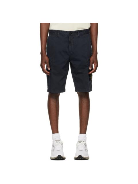 Stone Island Navy L100018 Cargo Shorts
