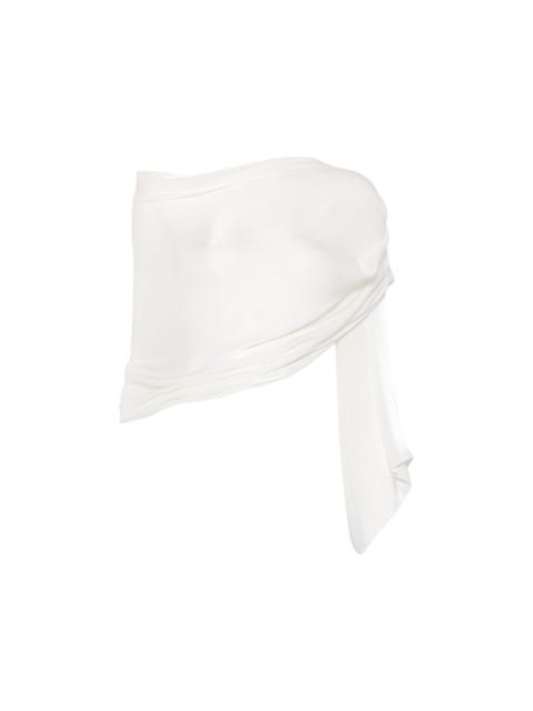 EMPORIO ARMANI cloud dancer scarf