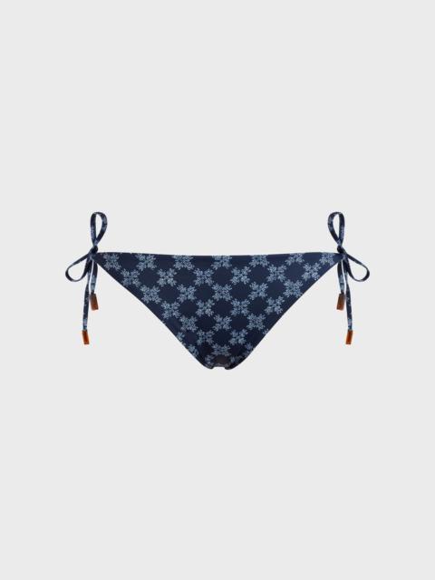 Vilebrequin Women Bikini Bottom to be tied VBQ Monogram