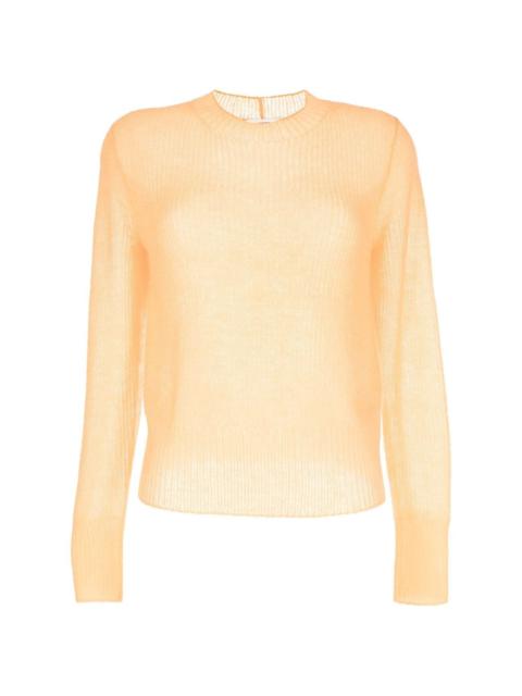 featherweight crew-neck jumper