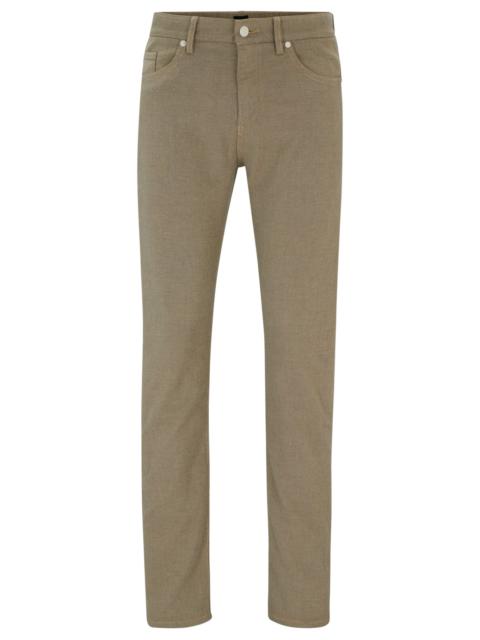 BOSS SLIM-FIT JEANS IN TWO-TONE STRETCH DENIM