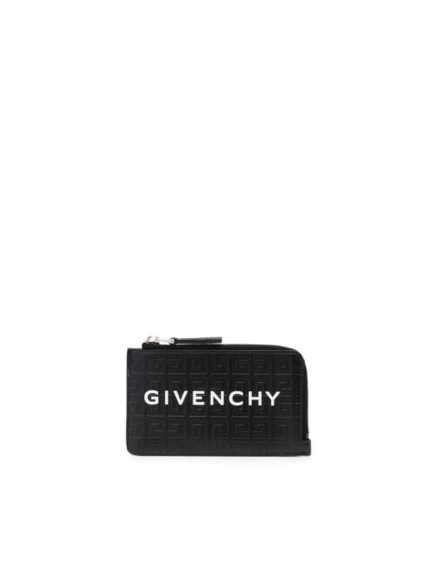 Givenchy monogram-jacquard leather wallet