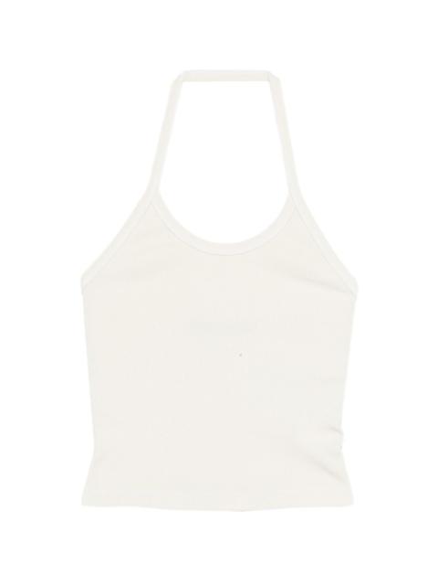 Enza Costa halter-neck ribbed tank top