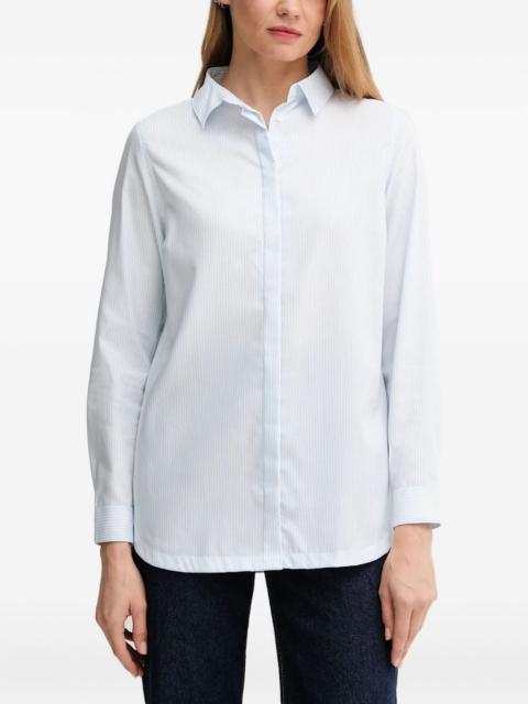 Barbour striped collared top