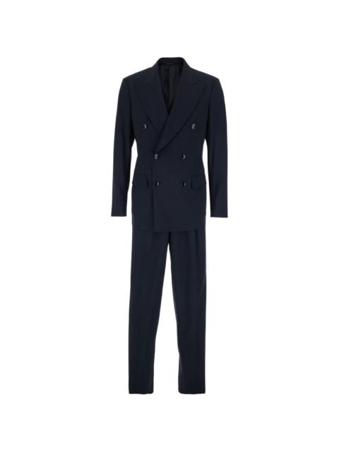 GIORGIO ARMANI peak-lapel double-breasted suit