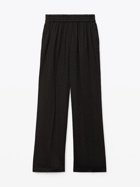 Alexander Wang PAJAMA PANT IN JACQUARD SATIN