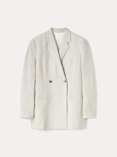 Double-Breasted vent blazer mist mélange