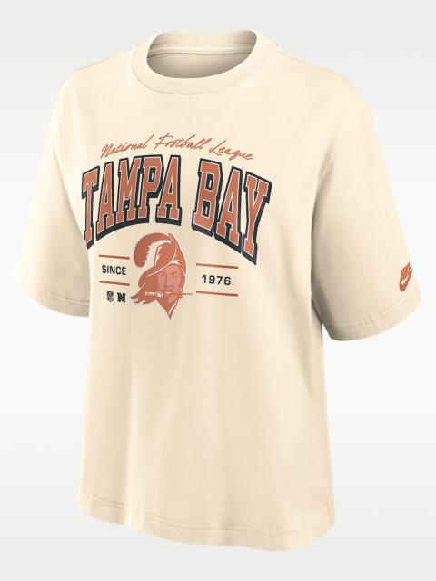 Nike Tampa Bay Buccaneers Vintage Mod Boxy Women's Nike NFL T-Shirt
