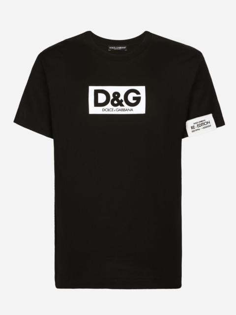 Dolce & Gabbana Cotton round-neck T-shirt with patch