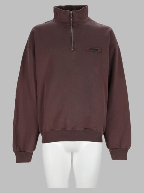 JACQUEMUS Jacquemus Men Felpa Con Logo E Zip