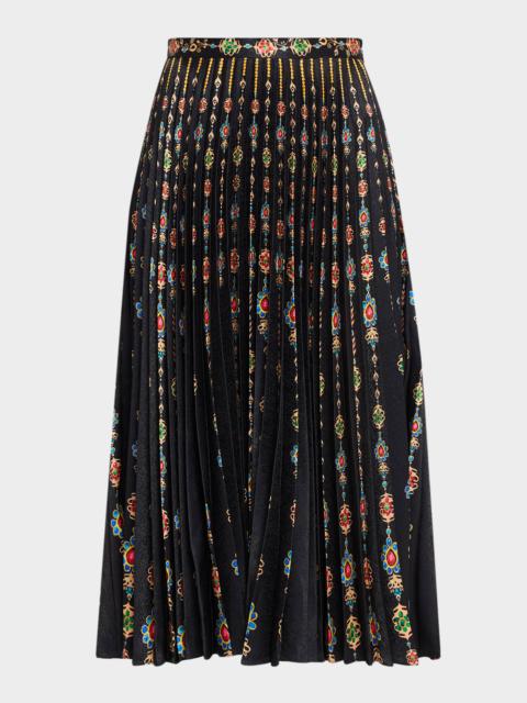 SALONI Kim Mosaic Stripe Skirt