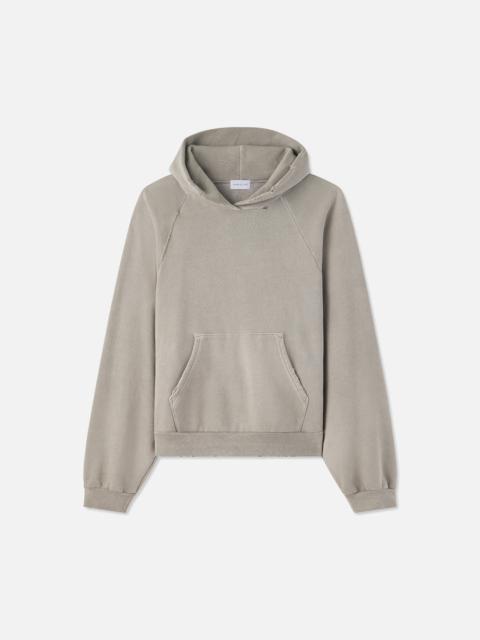 John Elliott FOLSOM CROPPED RAGLAN HOODIE
