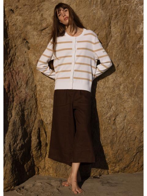 SAINT JAMES PERPIGNAN Striped Buttoned Cardigan