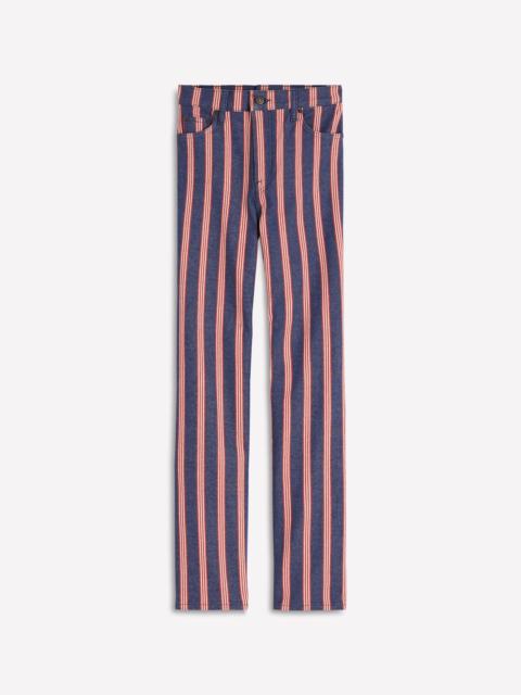 BODEN High Rise Straight Jeans-Navy & Red Stripe