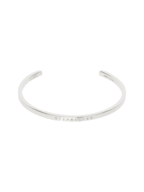 MM6 Maison Margiela Numeric Minimal Signature Cuff Bracelet