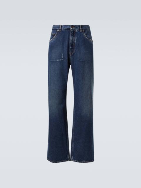 Dolce & Gabbana Low-rise wide-leg jeans