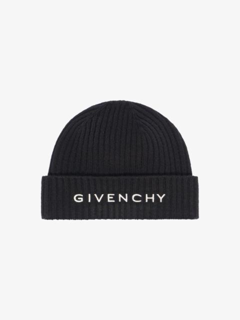 GIVENCHY 4G BEANIE IN WOOL AND CASHMERE