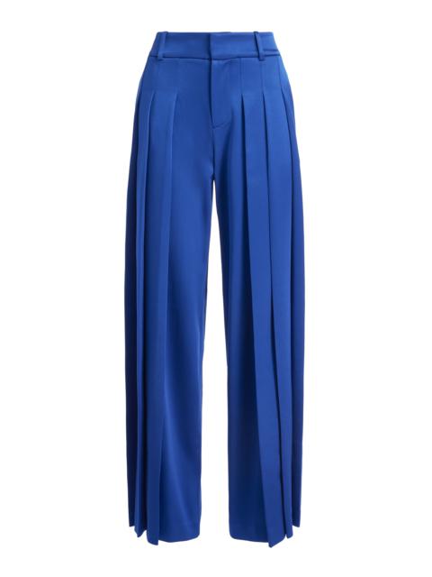 SIMON HIGH RISE WIDE LEG PLEATED TROUSER