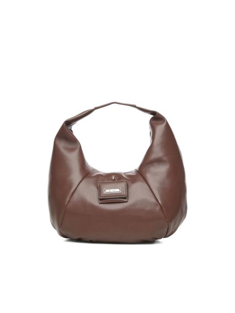 Moschino logo-plaque tote bag