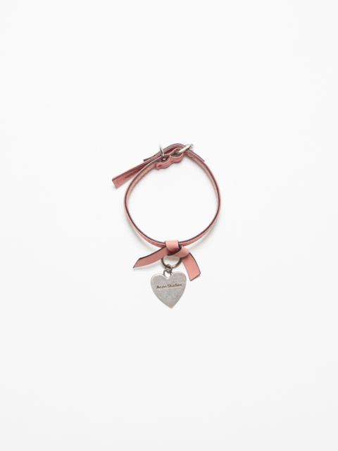 Acne Studios Musubi charm bracelet - Salmon pink