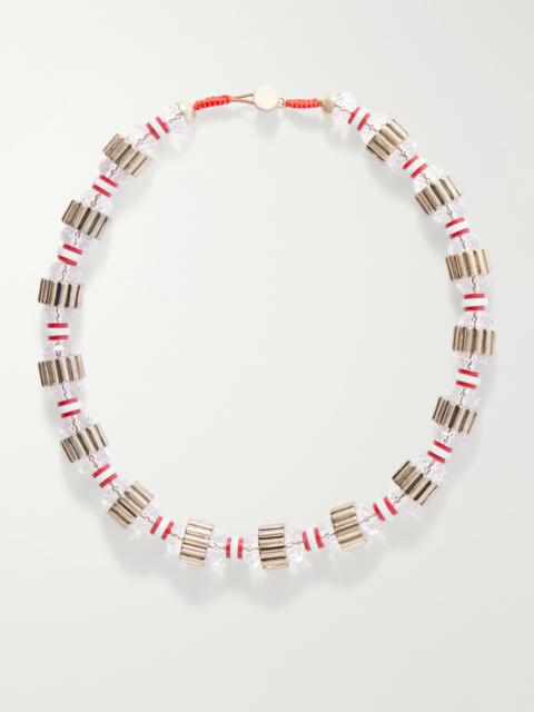 ROXANNE ASSOULIN The Crimp Beaded Gold-tone Necklace