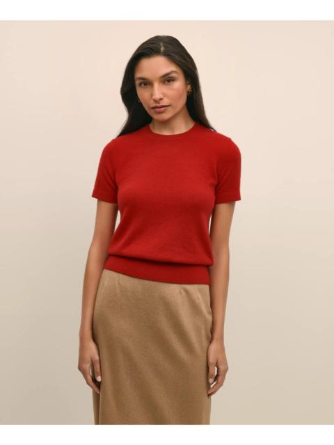 Brooks Brothers Cashmere Short-Sleeve Shell