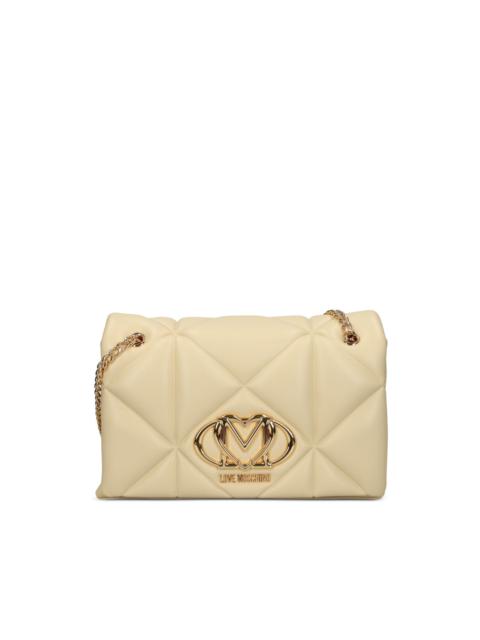 Moschino diamond-quilted shoulder bag