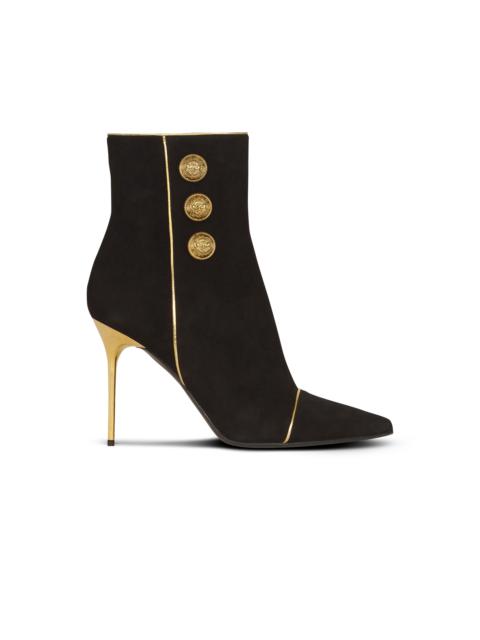 Balmain Suede Roni ankle boots