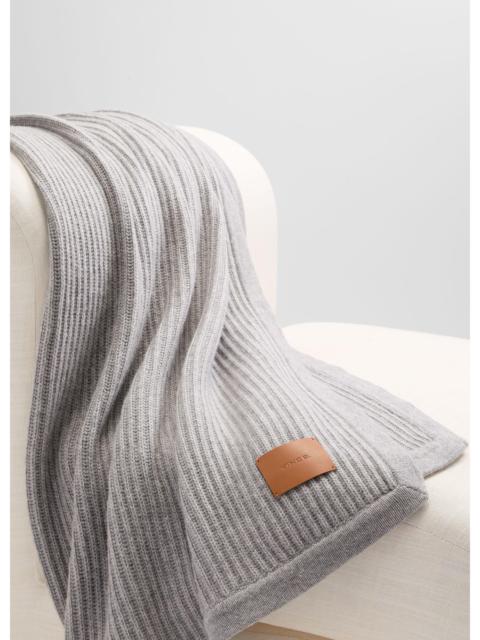 Vince Wool and Cashmere Cardigan-Stitch Throw