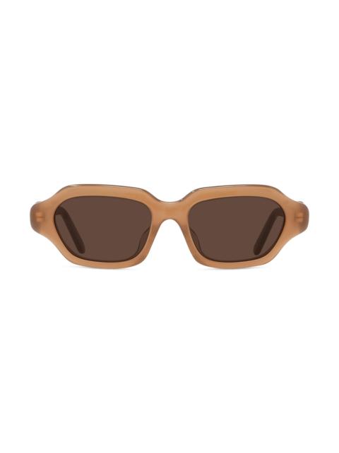 Loewe Women's Slim 51mm Rectangular Sunglasses - Dark Brown Black